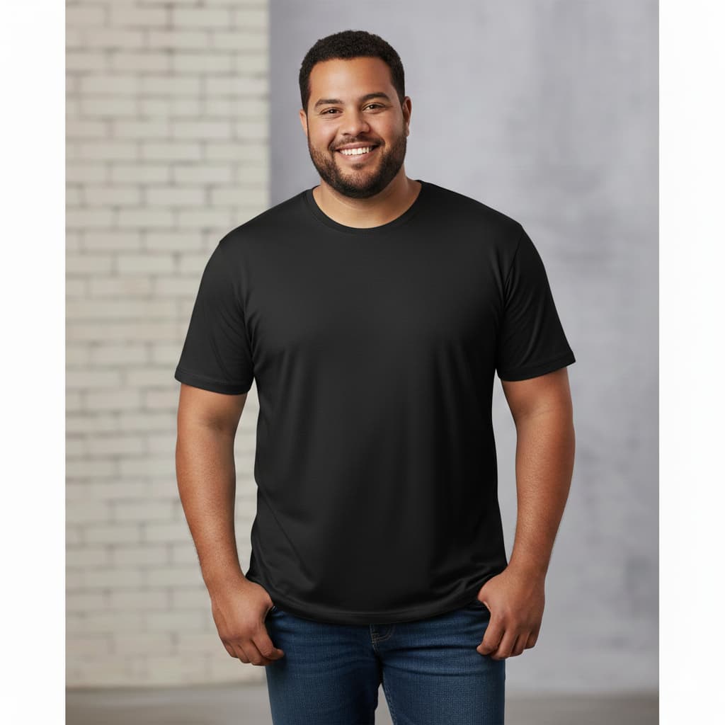 Camisa Plus Size básica 100% algodão 30.1 PREMIUM Costura REFORÇADA G5 G6 G7 G8
