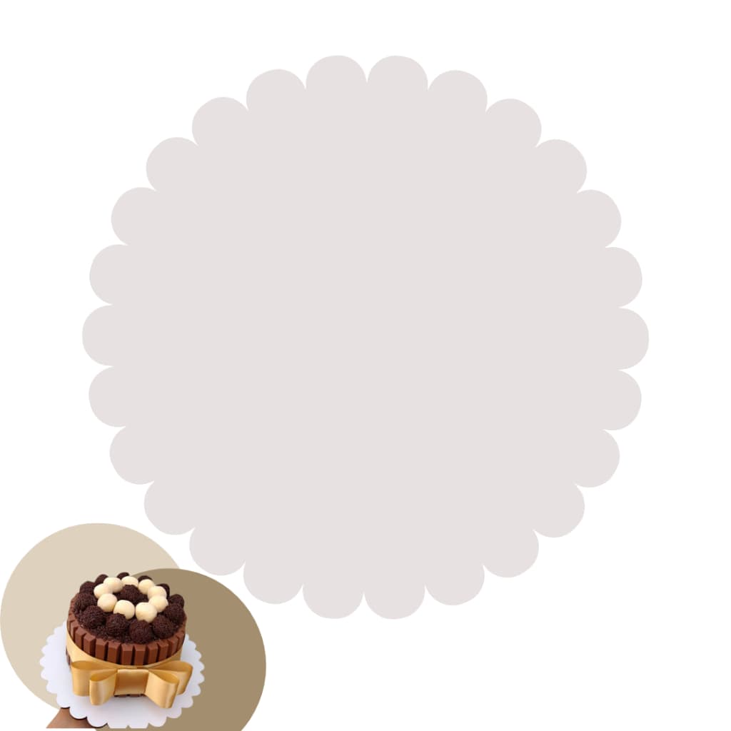 Kit 10 Cake Board 25cm em MDF 3mm Nuvem Bolo Tabuleiro Confeitaria + Chaveiros Confeitaria