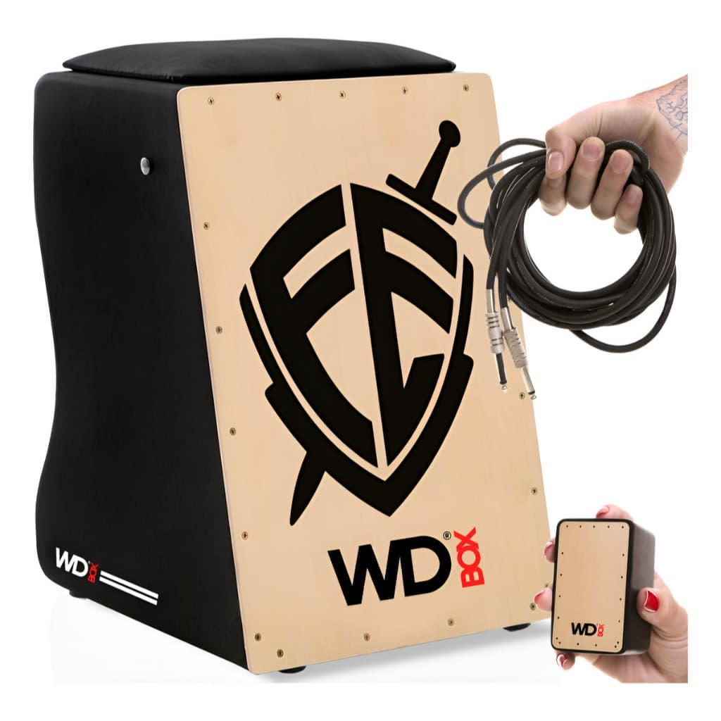 CAJÓN WD CUSTOM ELÉTRICO PROFISSIONAL | O | NATURAL | FE