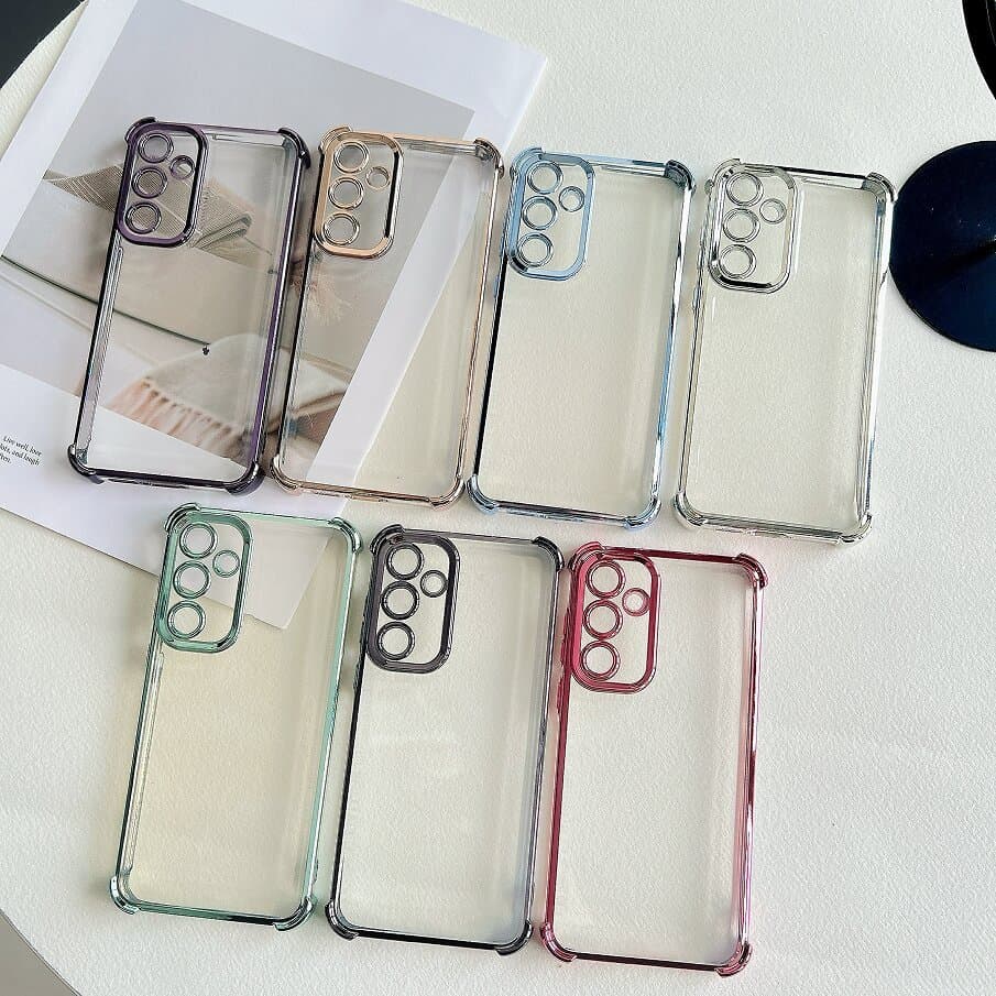 Capinha Borda Colorida Anti Impacto MOTO G04/G05/G14/G15/G24/G34/G35/G54/G55/G75/G84/G85/G56/G86