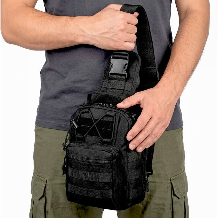 Bolsa Compacta, resistente e funcional, a Bag Bolsa de Ombro Tática Militar é a escolha ideal para quem busca mobi