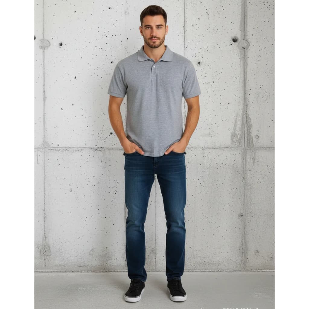 Camisa Gola Polo Masculina Camiseta 100% Algodão Premium 30.1 Polo Masculino Costura Reforçada Promo