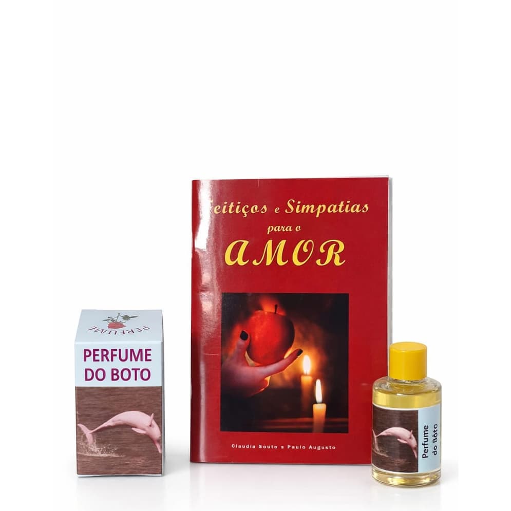 Kit Perfume do Boto + Feitiços e Simpatias para amor
