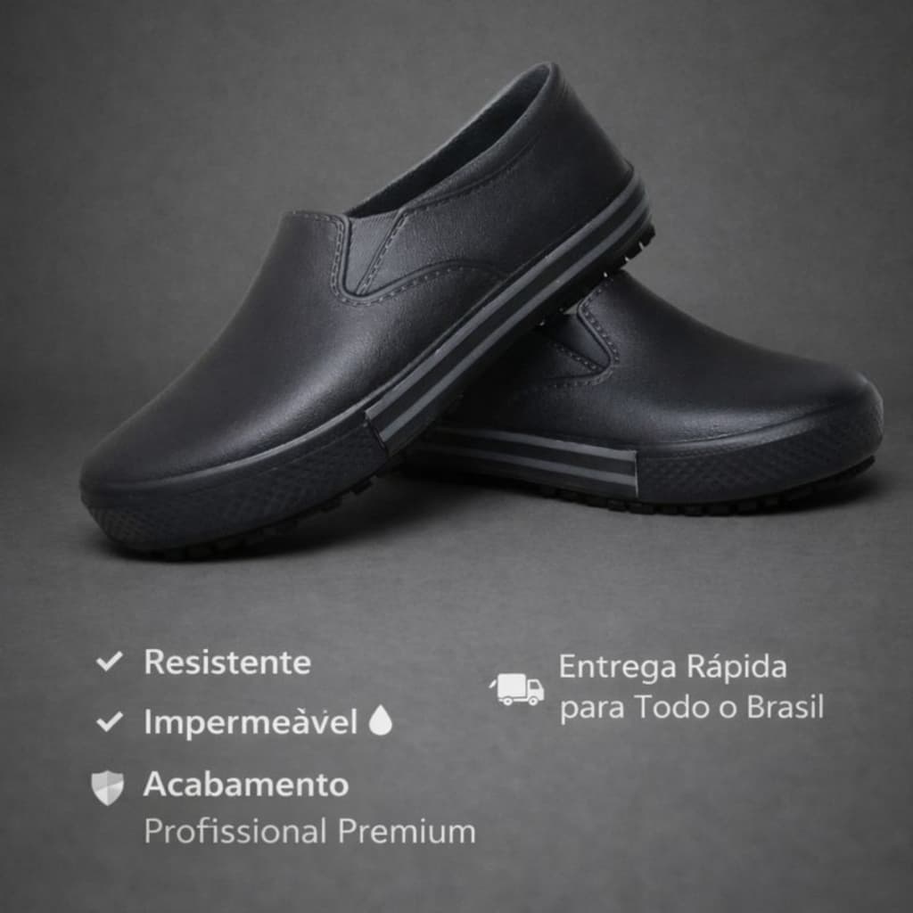 Sapato Profissional de Borracha Conforto Premium Clog SoftWork