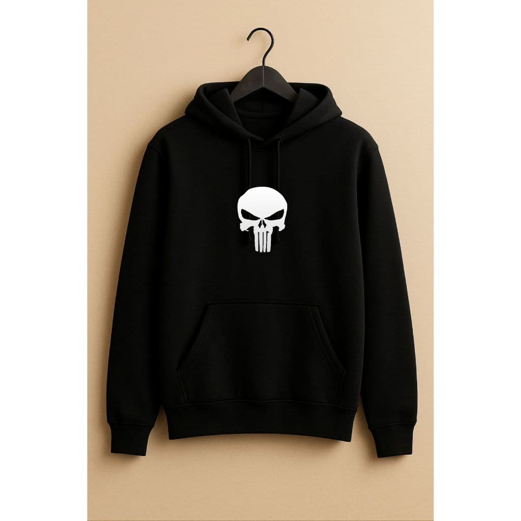 Blusa De Moletom Masculina Caveira Canguru Algodão Ofera Imperdivel