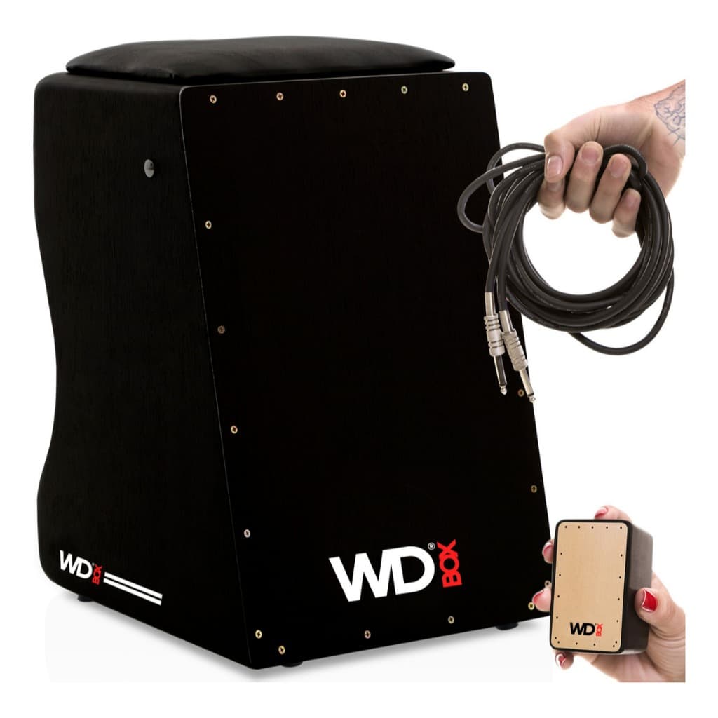 CAJÓN WD CUSTOM ELÉTRICO PROFISSIONAL | O | PRETO