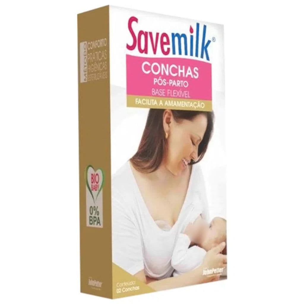 Conchas para Amamentação Base Flexível de Silicone SaveMilk