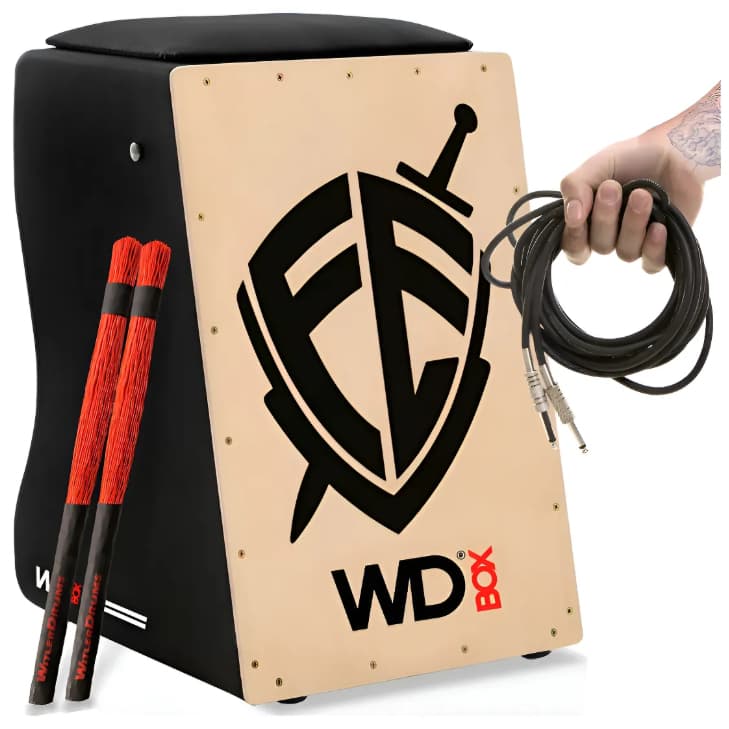 CAJÓN WD CUSTOM ELÉTRICO PROFISSIONAL | P | NATURAL | FE