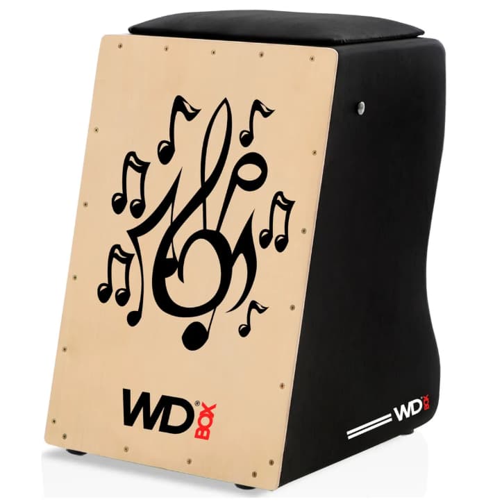 CAJÓN WD CUSTOM ELÉTRICO PROFISSIONAL | P | NATURAL MUSICAL