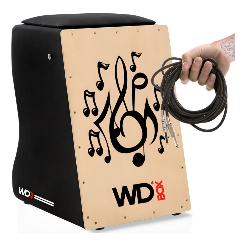 CAJÓN WD CUSTOM ELÉTRICO PROFISSIONAL | Q | NATURAL MUSICAL