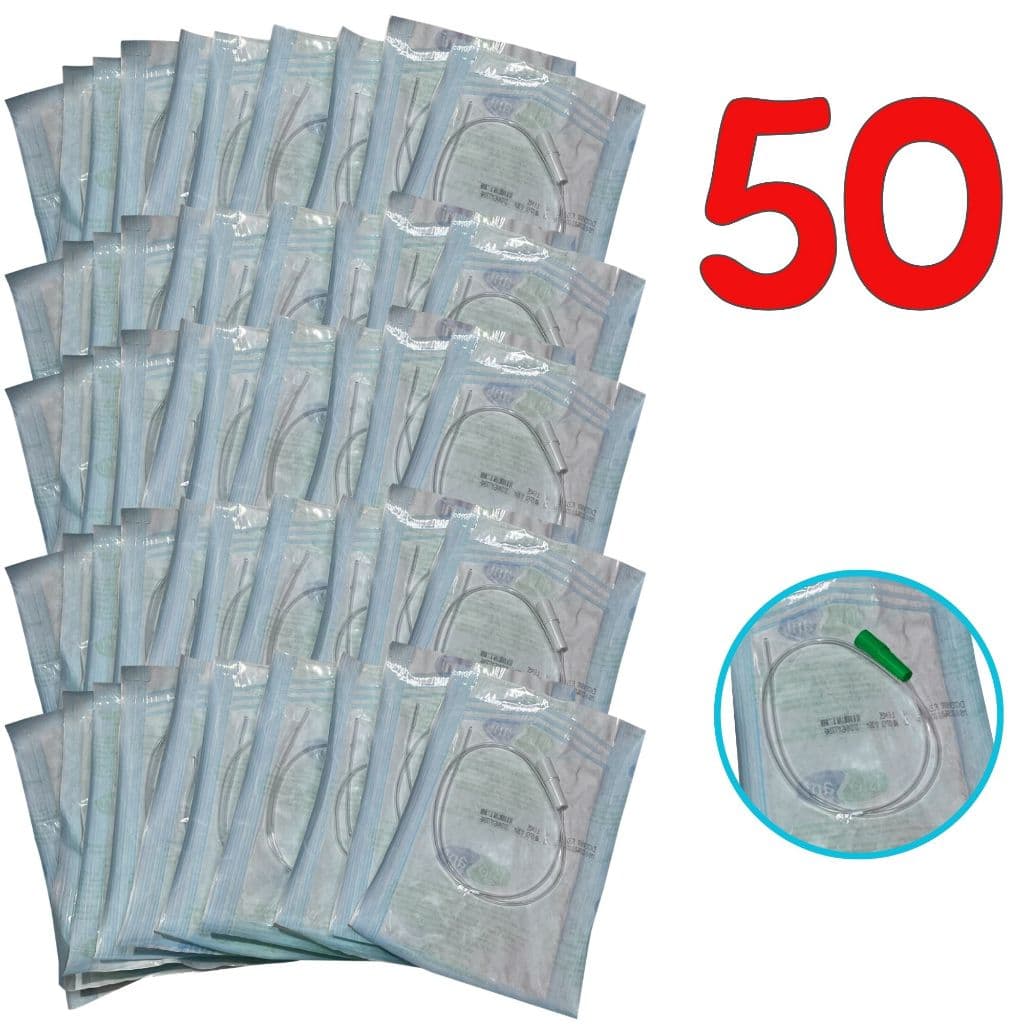 Kit Refil 50 Sondas Amamentação Relactação Bebê