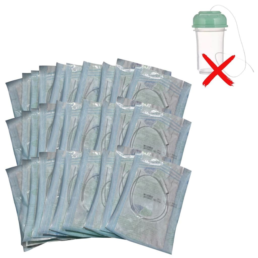 Kit Refil De 30 Sondas Relactação Suplementação Amamentação Bebê