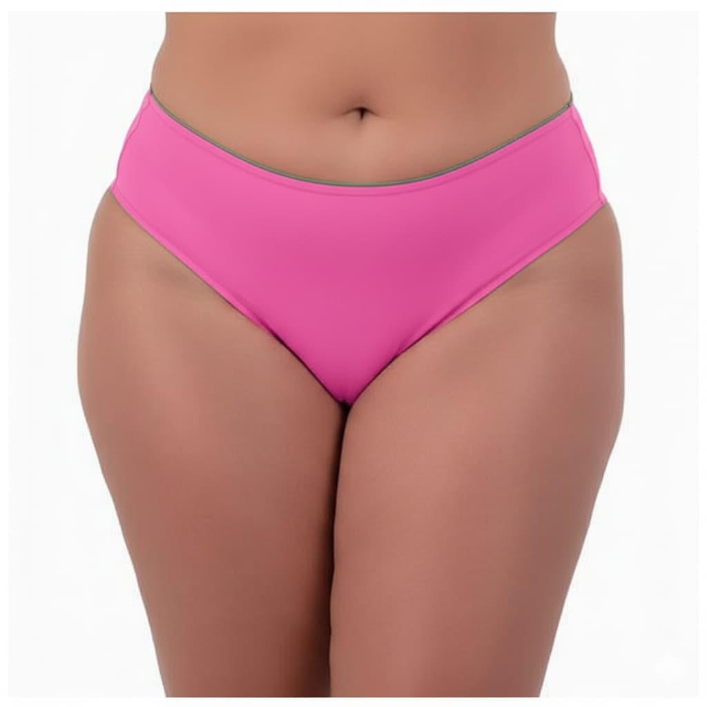 KIT 3 CALCINHAS FIO DUPLO DE MICROFIBRA PLUS SIZE -  (REF306)