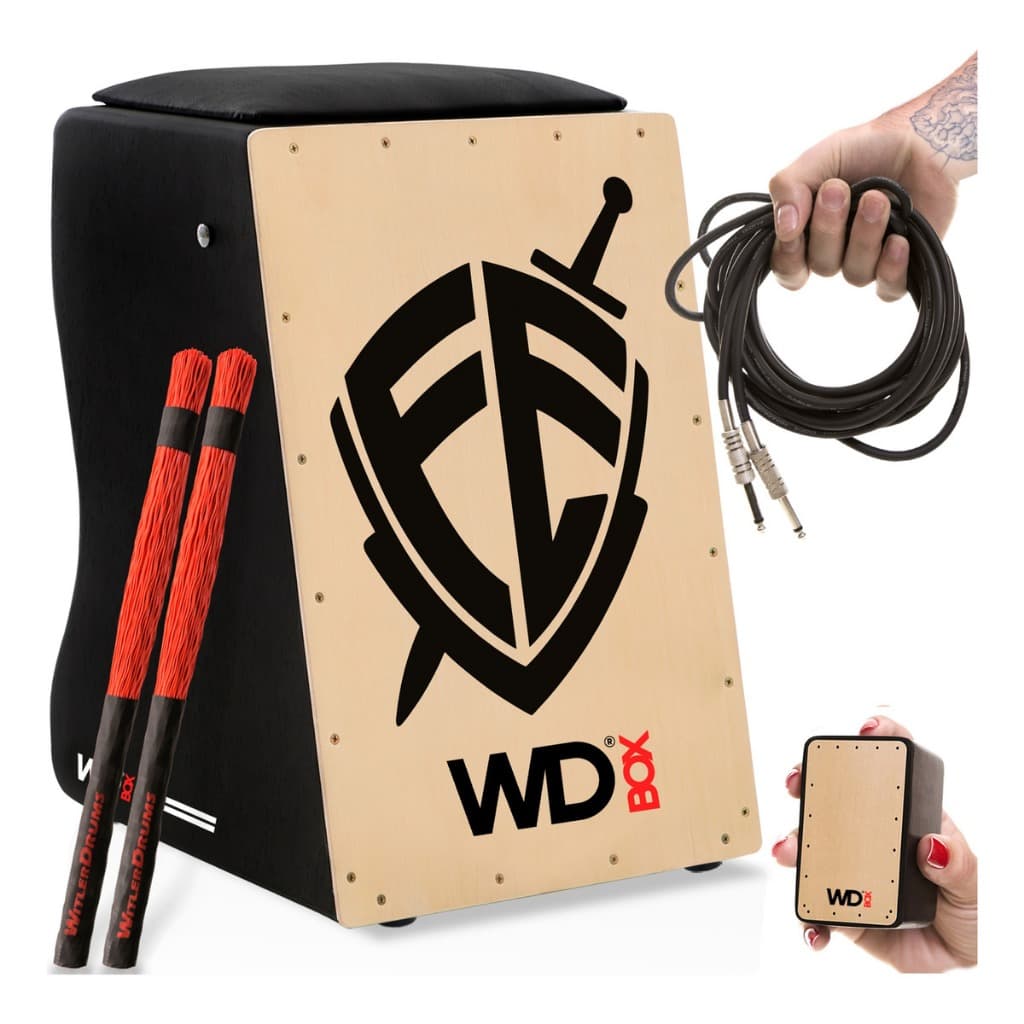 CAJÓN WD CUSTOM ELÉTRICO PROFISSIONAL | S | NATURAL | FE