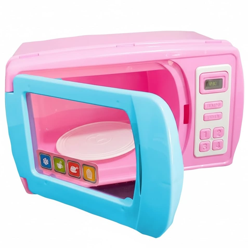 Microondas Brinquedo Infantil menina cozinha Bs Toys Micro-ondas