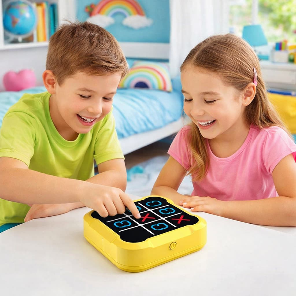Brinquedo Educativo Jogo Da Velha Eletrônico Com Luzes Interativo