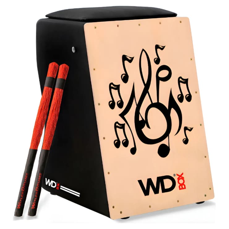 CAJÓN WD CUSTOM ACUSTICO PROFISSIONAL | U | NATURAL MUSICAL