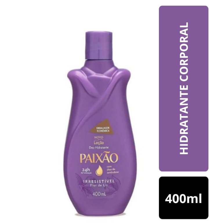 Creme Hidratante Corporal Paixão Irresistível Flor de Lis 400ml (Creme Paixao)