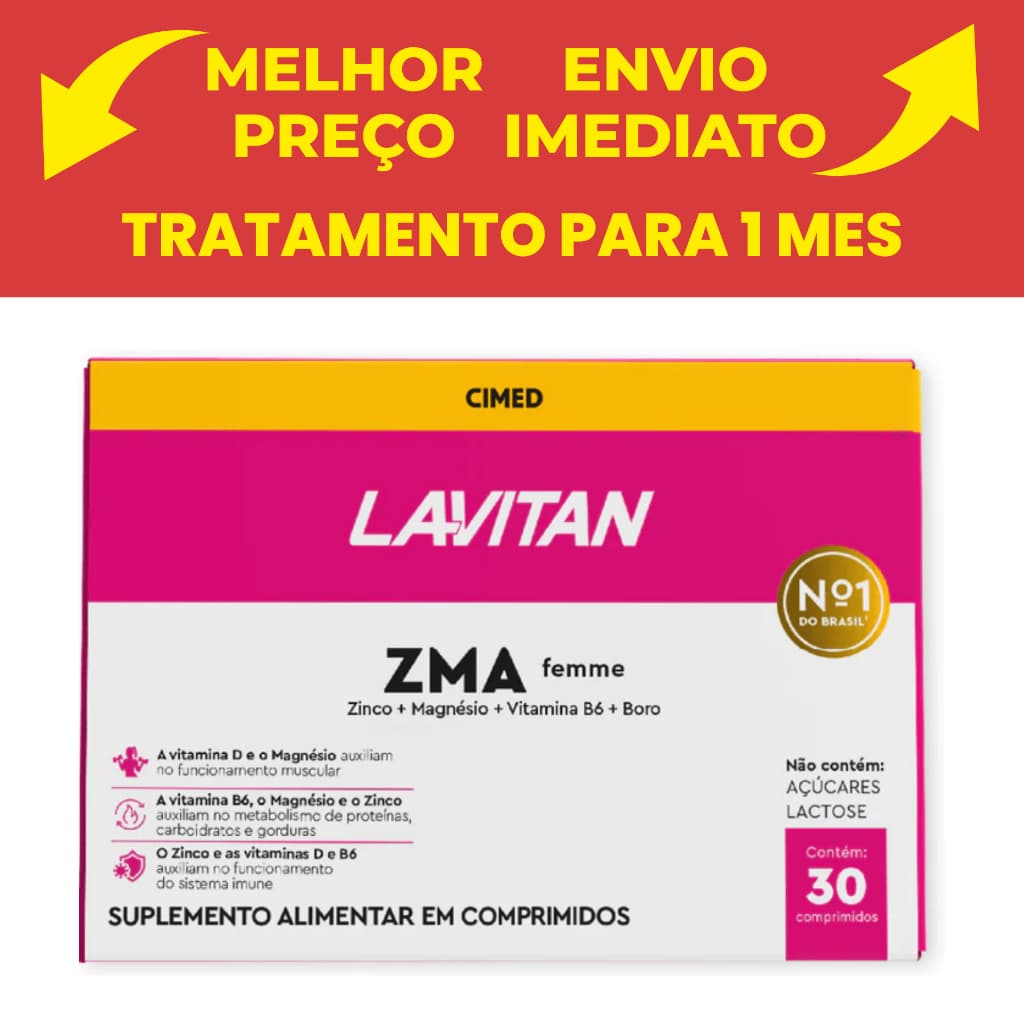 Lavitan Testo Femme Performance Original Cimed C/ 30 Comp
