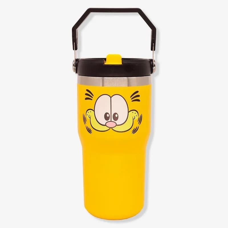 Copo Garrafinha de Água Tumbler Hanger Garfield 650ml