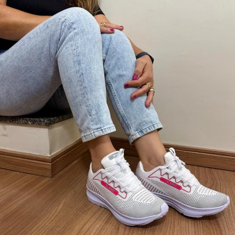 Tênis Feminino Corrida & Academia – Leveza e Estilo em Promoção! REF 954