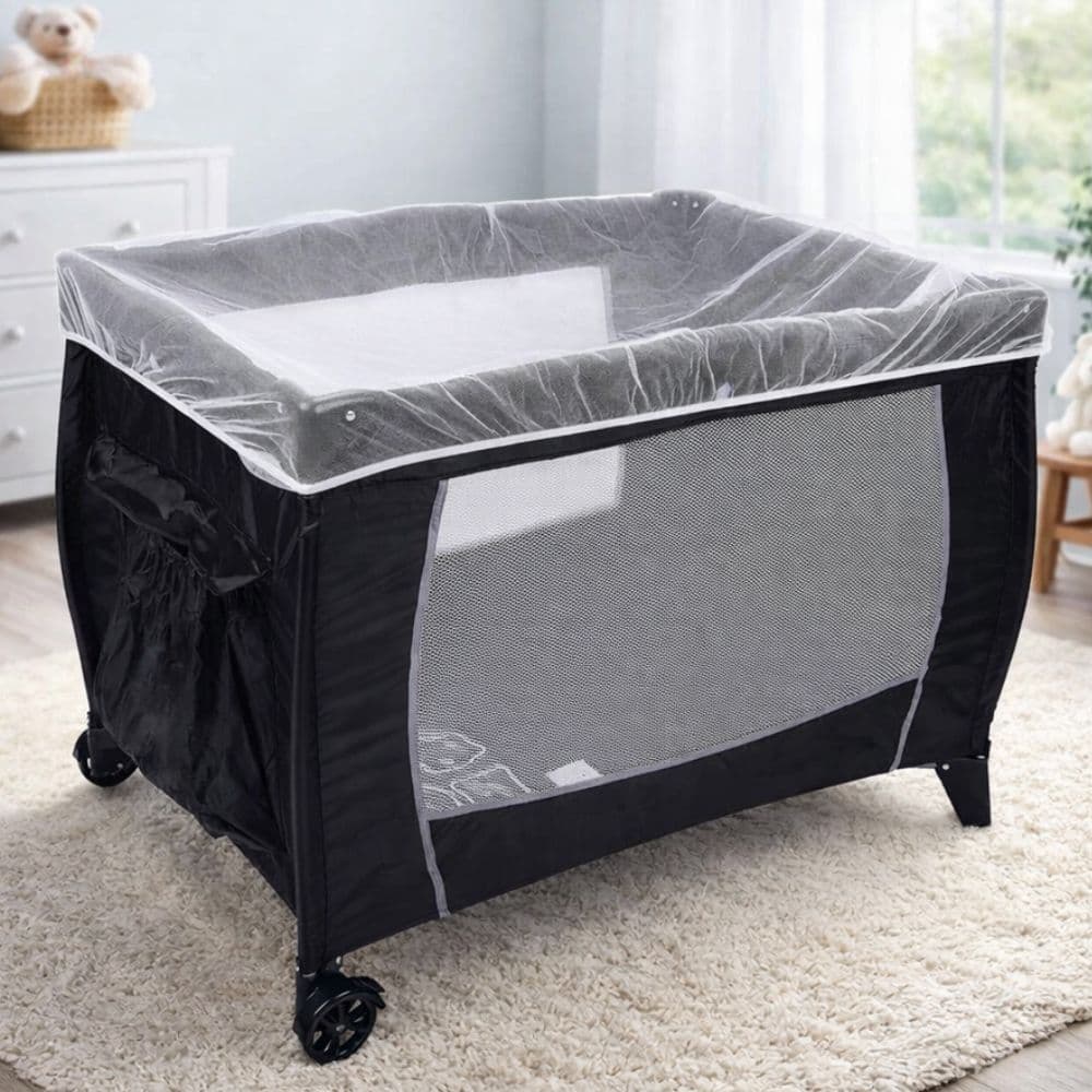 Mosquiteiro para Berço Desmontável 130x120cm Branco Proteção Bebê Anti Insetos