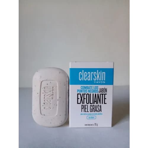 Sabonete Avon Clearskin Esfoliante em Barra 70g / rosto e corpo