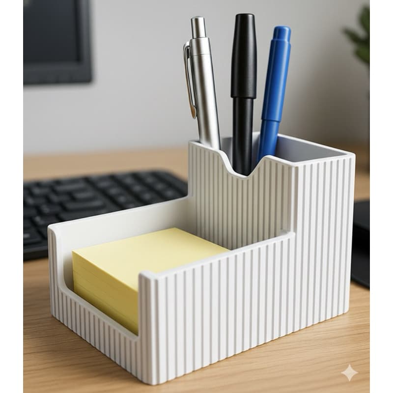 Organizador de mesa, porta canetas e porta post-it