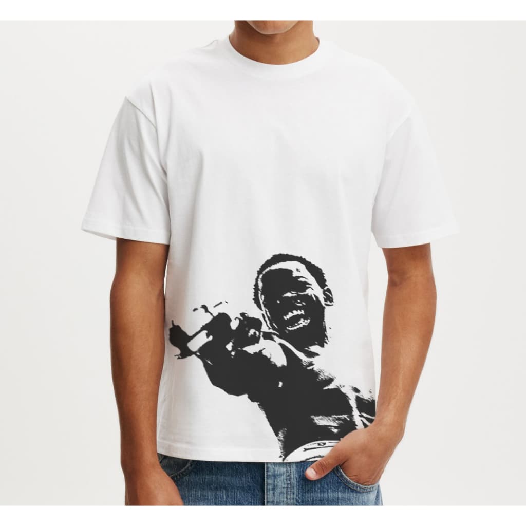 Camiseta Streetwear Cidade De Deus Graphic Tees Branca Camisa Unissex Aesthetic