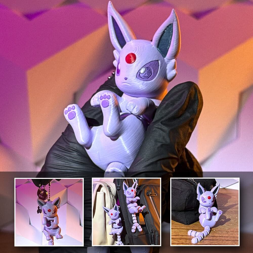 Espeon - Pokemon - Chaveiro articulado | Acessório colecionável