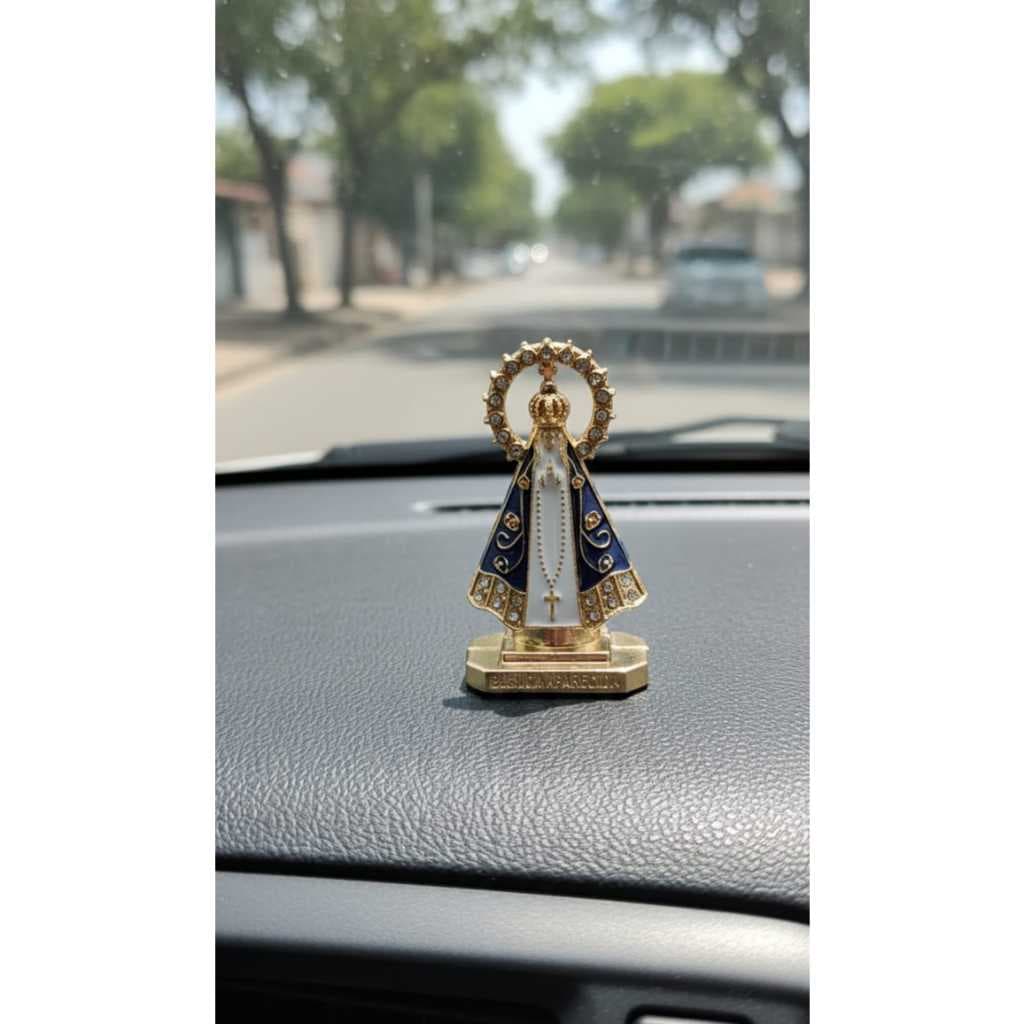 Imagem De Nossa Senhora De Fatima Monte Azul Imagem Dupla Painel De Carro