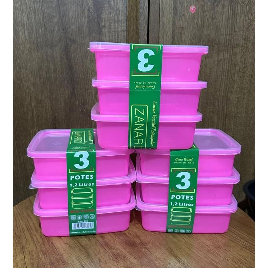 KITS COM 3 PEÇAS CADA PARA FREZZER E MICROONDAS