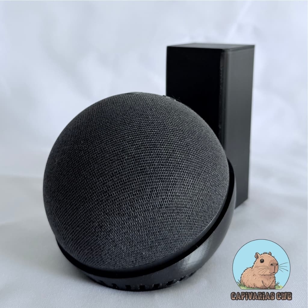 Suporte de Tomada para Alexa Echo Dot 4ª e 5ª Geração | Oculta Fios | Design Minimalista e Seguro
