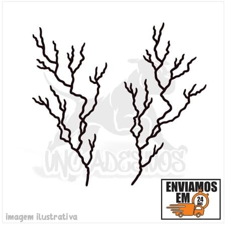 15x7cm | Adesivo | 2 raios pequenos para capacete