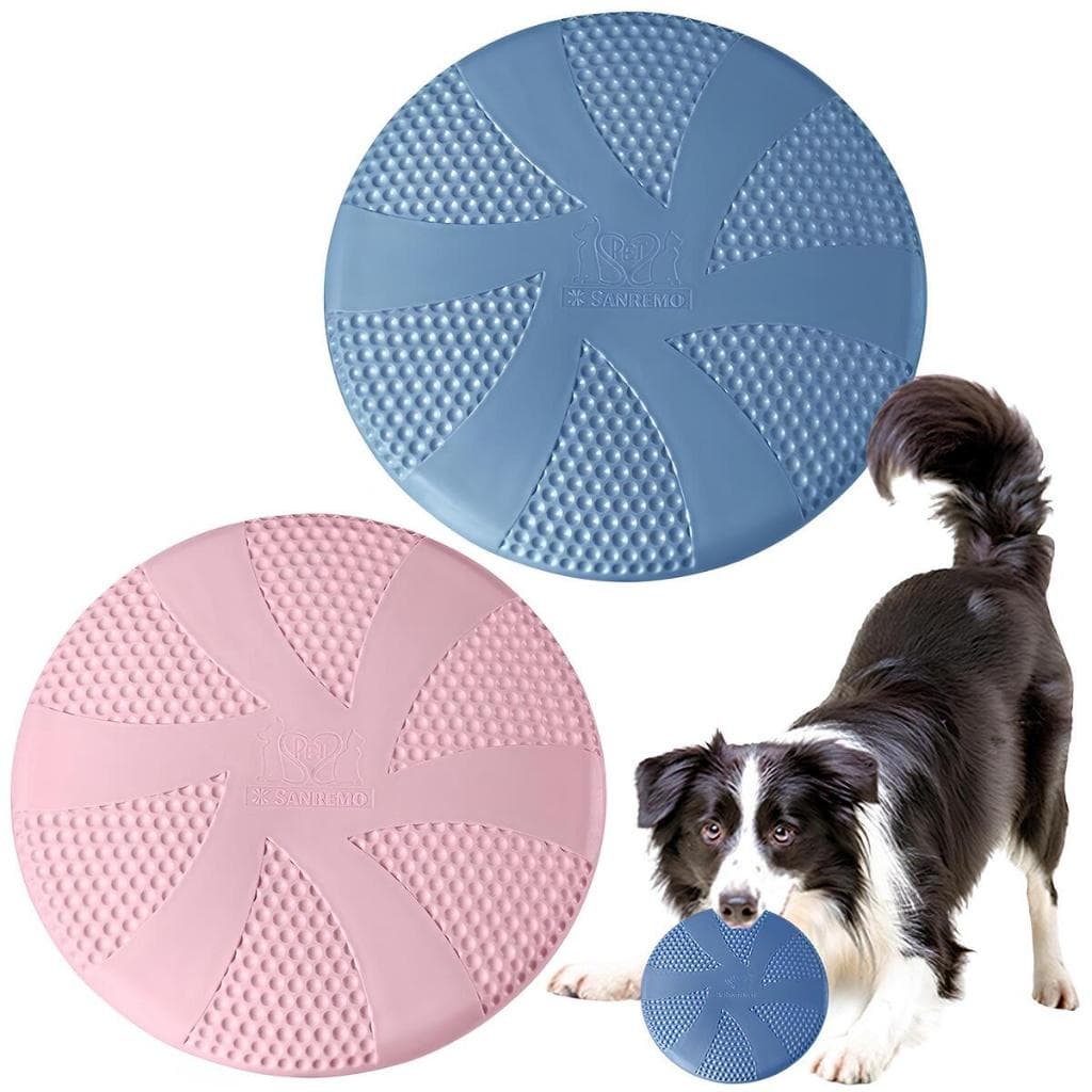 Frisbee para Cachorro Sanremo Pet Brinquedo Interativo Atóxico Aerodinâmico
