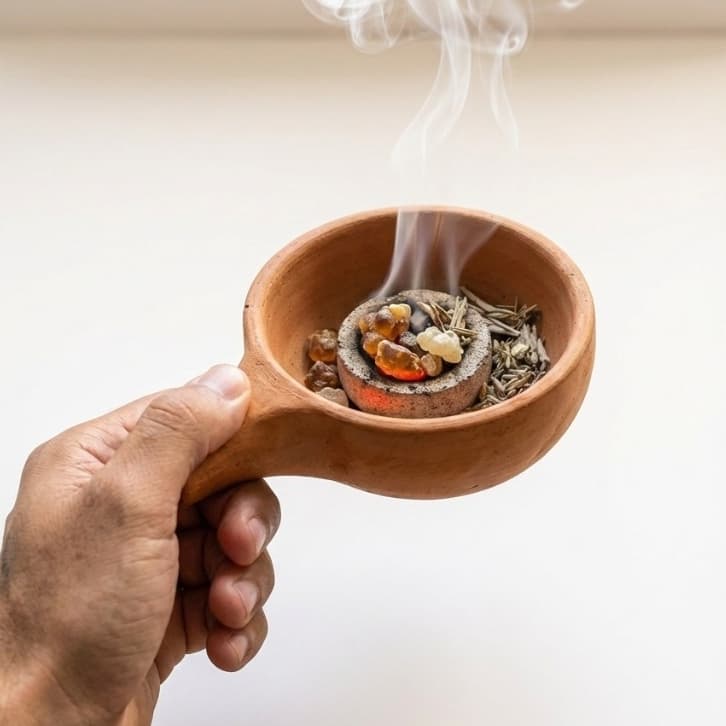 Panela de Ceramica Incensario FengShui