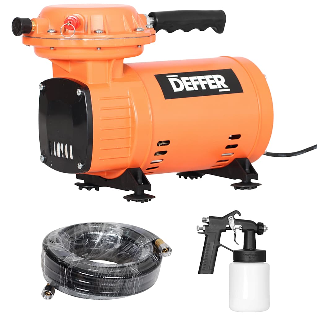 Compressor de Ar Direto Elétrico Para Pintura 250w Bivolt C/ Acessórios Completos - DEFFER