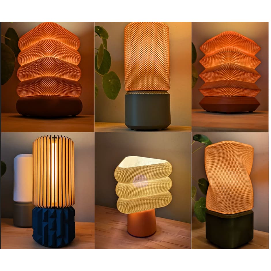 Luminaria de mesa led abajur decoração sala quarto