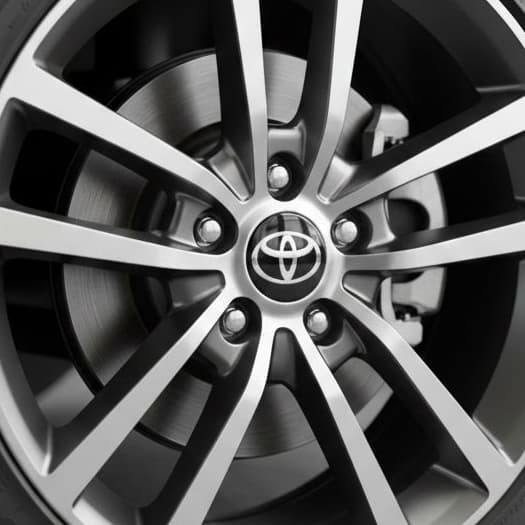Emblema Para Calota Adesivo Resinado Preto Toyota 48mm Jogo