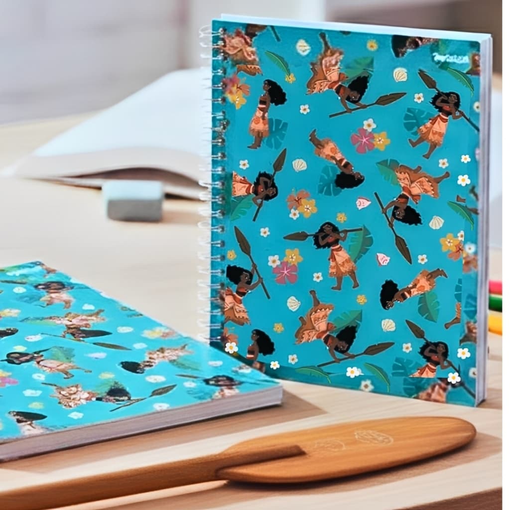 Caderno Universitário Disney  Moana 10 Matérias 160 Folhas Capa dura