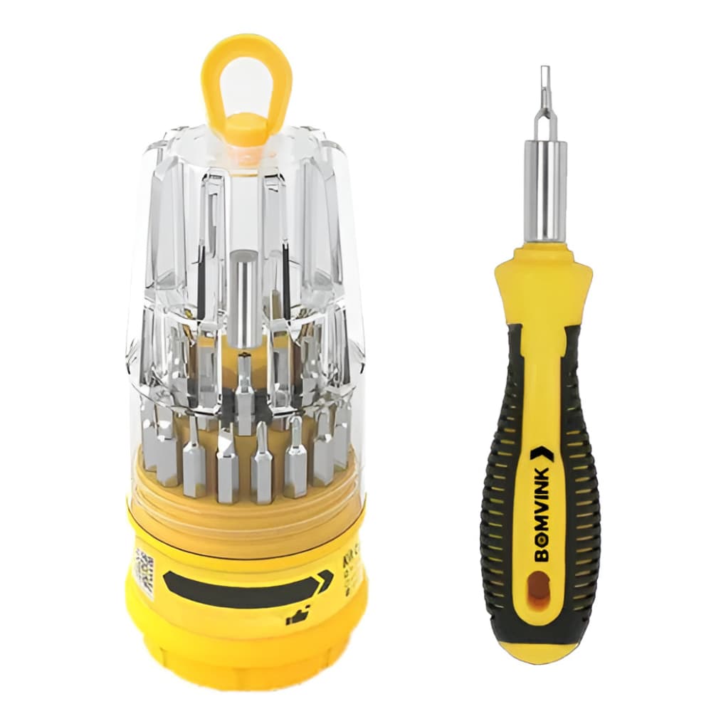 Kit Jogo de Chaves de Precisão Ferramentas 31 Peças em 1 Alen Philips Torx Fenda