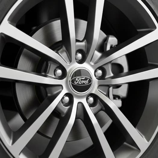 Emblema Resinado Adesivo Para Calota Ford 48mm Preto Jogo