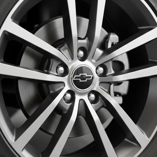 Emblema Resinado Para Calota Preto Gm Chevrolet 48mm Jogo