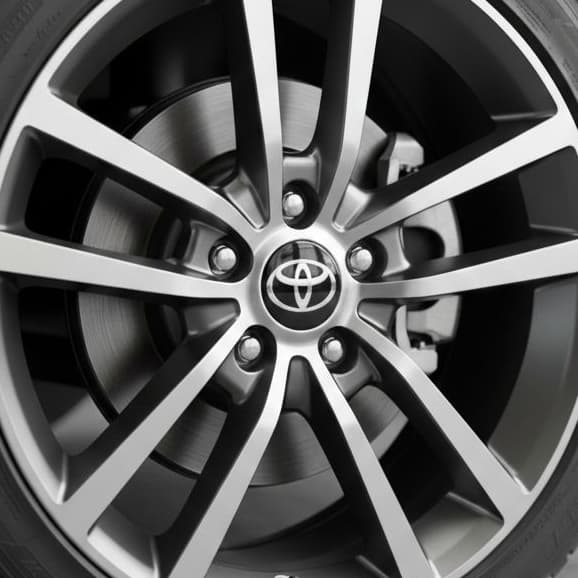 Emblema Adesivo Resinado Preto Para Calota Toyota 51mm Jogo