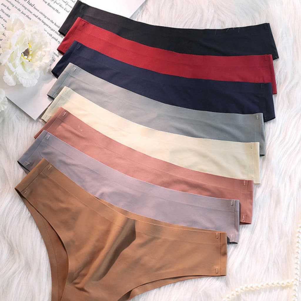 Kit 2 Calcinhas Tanga Sem Costura Corte A Laser PROMOÇÃO Não Marca Na Roupa Feminina Conforto Cos Alto Duplo Microfibra