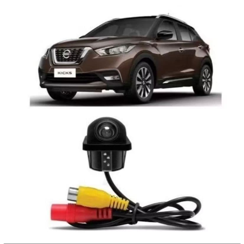 Camera De Re Tartaruga Universal Colorida Nissan Kicks