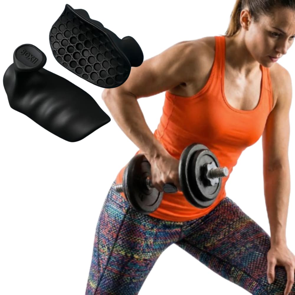 Luva De Levantamento De Peso Grip Para Mãos Silicone Musculação e Treino Academia Antiderrapante