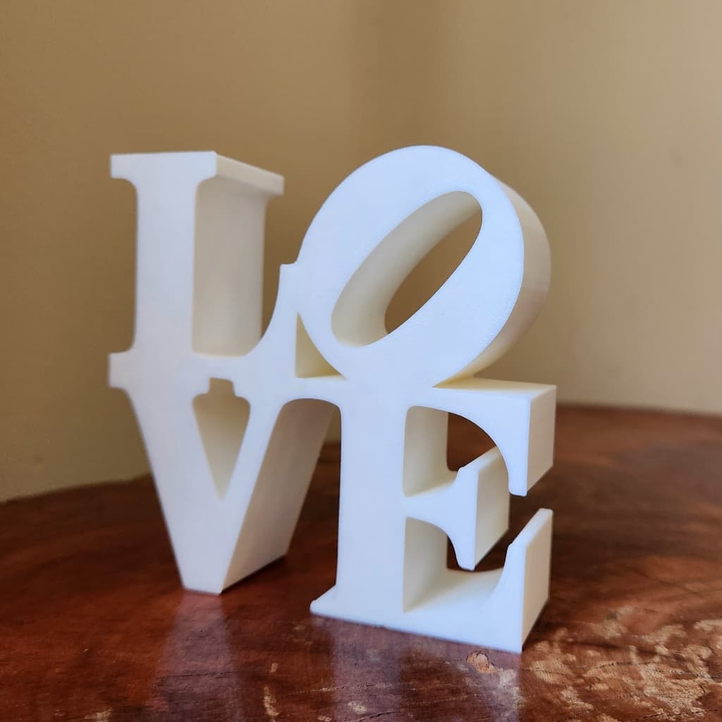 Enfeite Love Letreiro Decoração para Sala Estante e Mesa