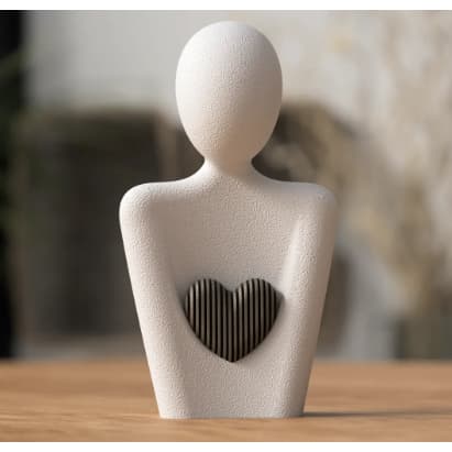 Estátua Emotiva Decoração com Significado Escultura moderna Estatueta minimalista Decoração nórdica