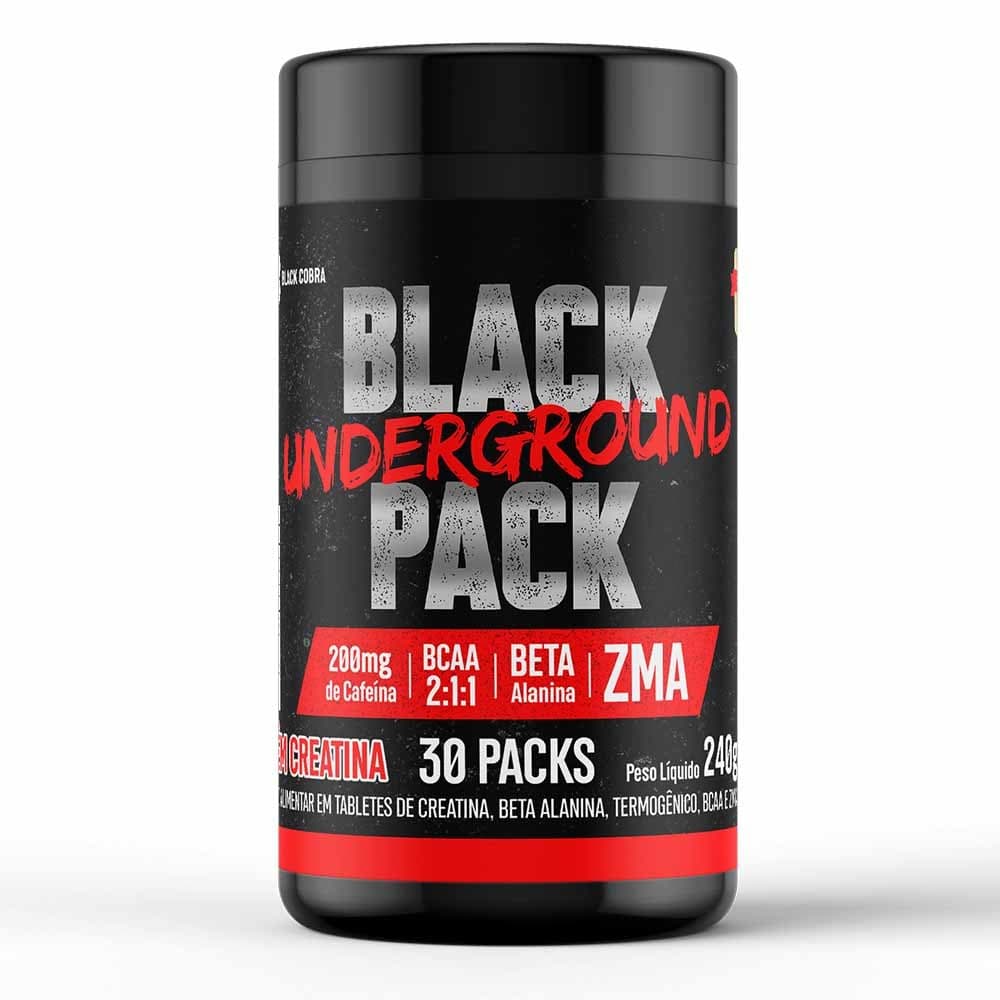 Black Underground 30 Packs Pré Workout